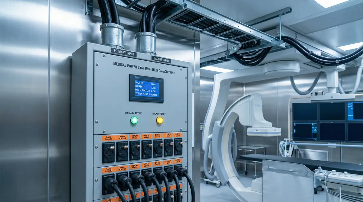 Cardiac Catheterization Laboratory with C-arm Imaging System